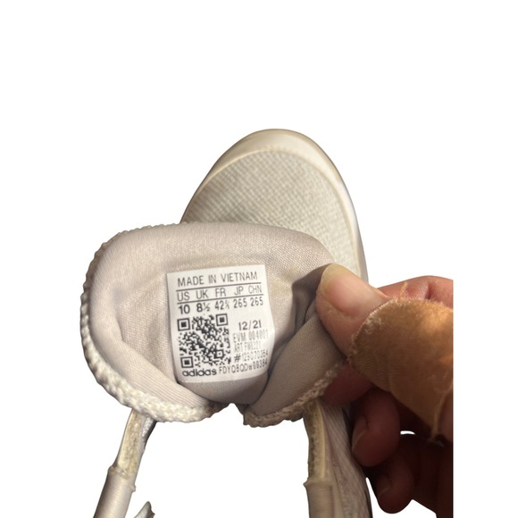 Adidas Tech Response 2.0 Golf Shoes Mens 10 White Grey Spiked FW2221 - Picture 7 of 8